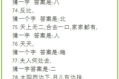 超难猜字谜语大全及答案,超难猜字谜大全解析之旅